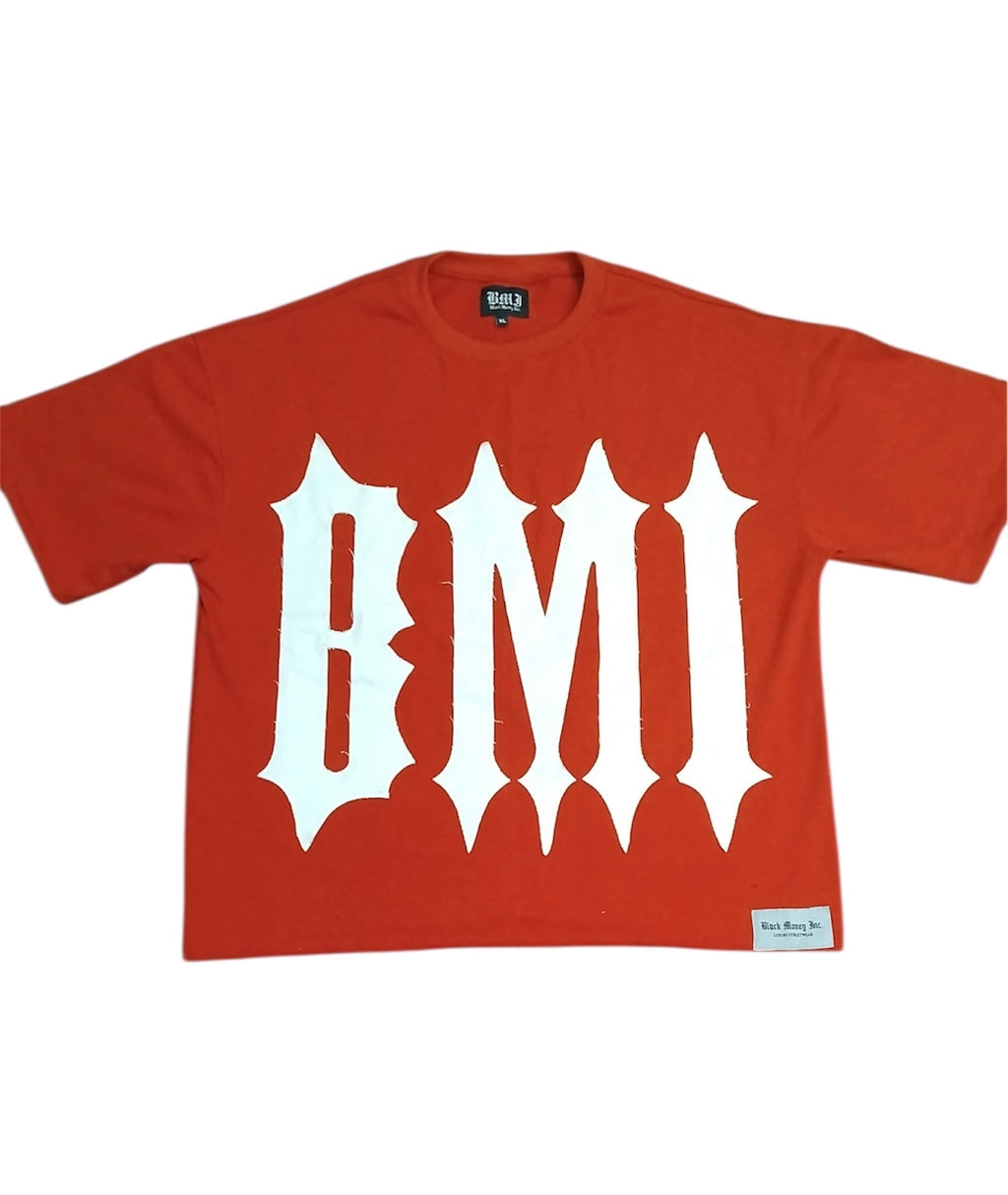 BMI Original Cropped T-Shirt - Red