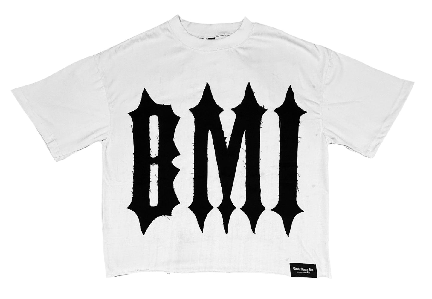 BMI Original Cropped White Tee